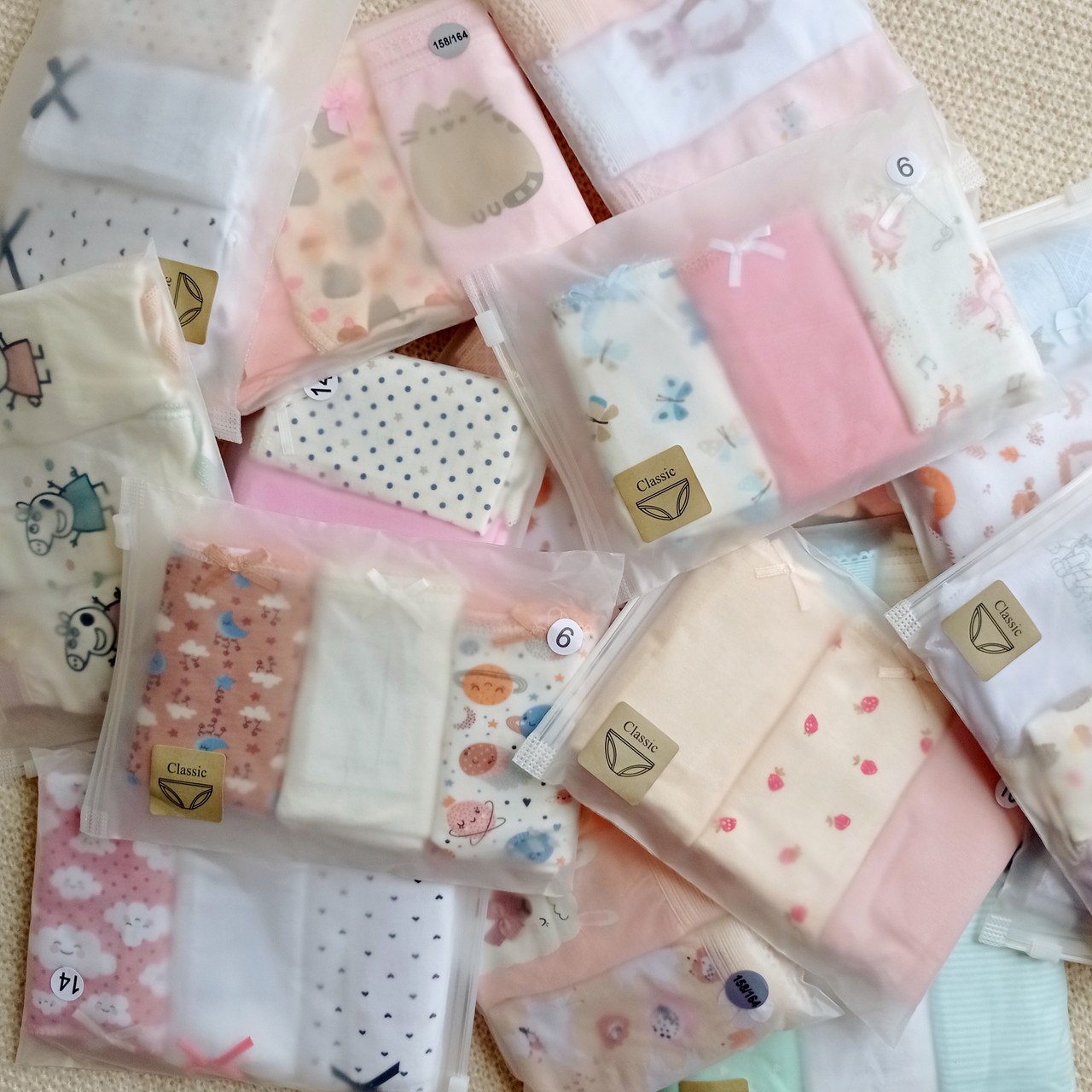 Трусики на дівчинку труси длядівчинки набір 3шт 146-152, фото 1