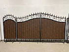 Ковані ворота з профнастилом, фото 3