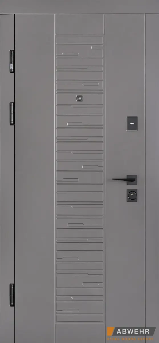 Вхідні двері Abwehr Classic Prime Sabrina 578/497 Кварцит + Білий супермат 860*2050 мм