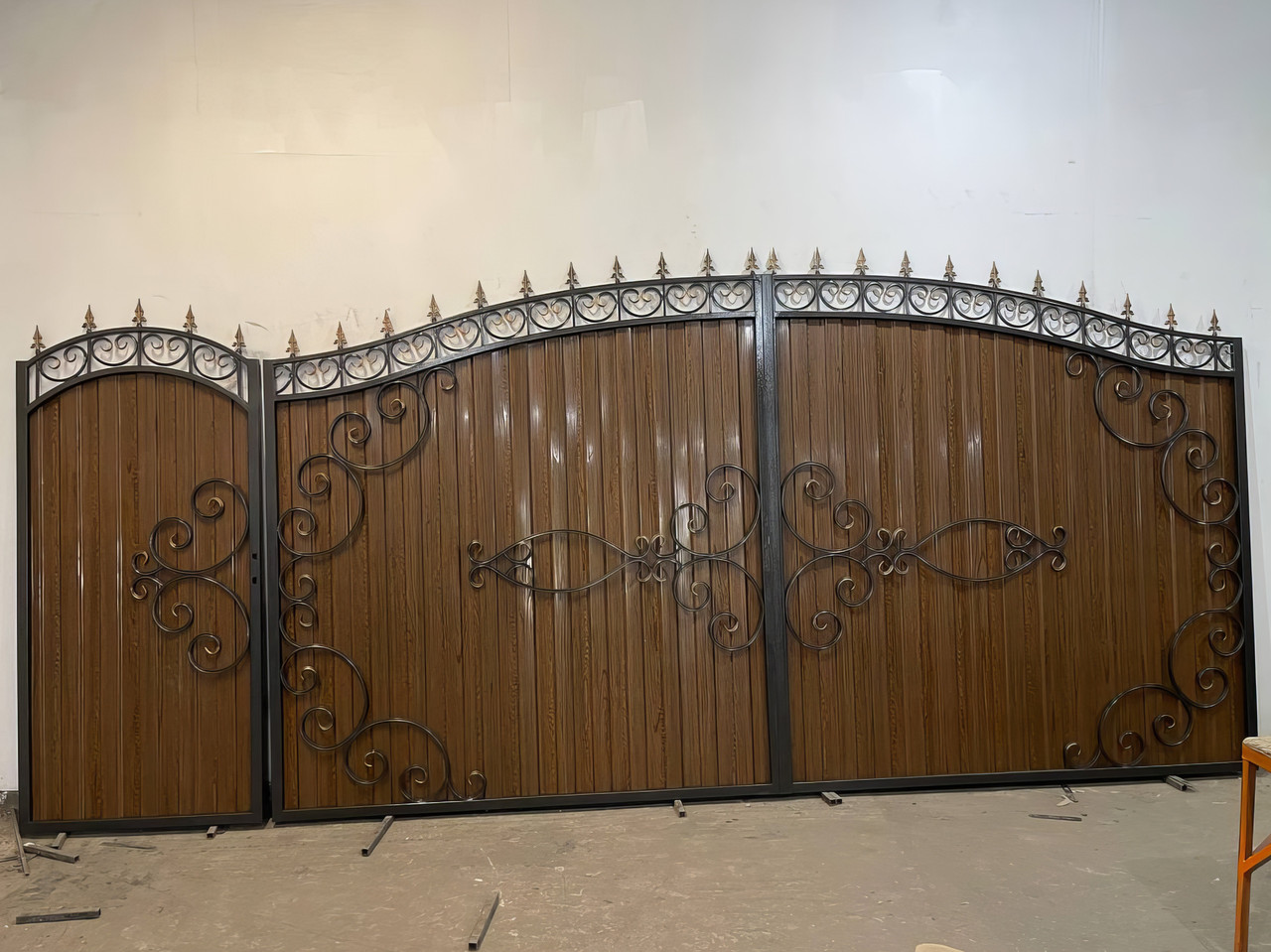 Ковані ворота з ексклюзивною ковкою, фото 1