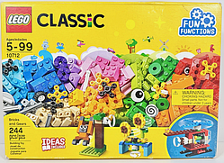 Лего класік Lego Classic Кубики і механізми 10712  Fun Functions Bricks And Gears 244pcs