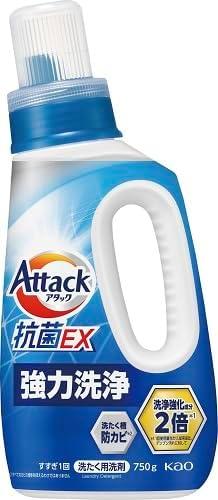 KAO Attack Antibacterial Splash Clear EX Концентрований антибактеріальний гель для прання, сушка в приміщенні, 750 г, фото 1