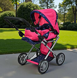 Коляска для ляльки 9346 Melogo 2 в 1, демісезон