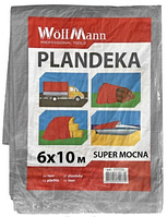 Тент срібний міцний 6х8 WoffMann