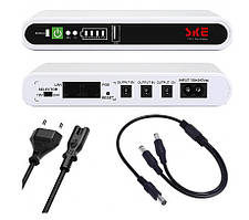 Джерело безперебійного живлення UPS для роутерів/коммутаторів/PON/POE-431P, 5/7.5/9/12V  Безперебійник UpS для Wi-Fi