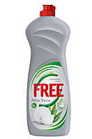 Гель для миття посуду Free Aloe Vera 1л