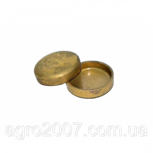 Заглушка головки блока циліндрів 28х7х2 (бронза) 50-1003117, фото 1