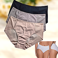 Труси жіночі La Vivas хлопкові з високою посадкою безшовні 1 шт Розмір L XL XXL