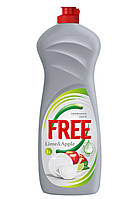 Гель для миття посуду Free Apple & Lime 1л