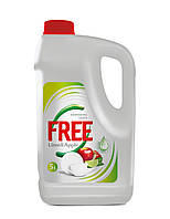 Гель для миття посуду Free Apple & Lime 5л