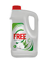 Гель для миття посуду Free Aloe Vera 5л