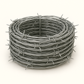 Дріт колючий оцинкований