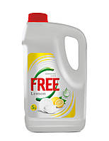 Гель для миття посуду Free Lemon 5л