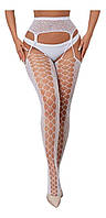 Колготки с открытыми бедрами и мелкую сеточку, Эротические колготки-бодистокинг, Колготки с открытым доступом