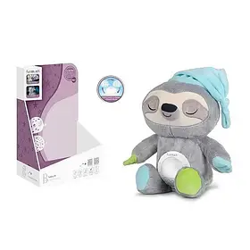 Нічник-іграшка Funmuch FM666-75 Лінивець дихає, проектор, 3 накладки, підсвічування, мелодія, звуки