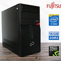 Fujitsu P410 - Intel Core i7-2600/ 16GB DDR3/ GTX750Ti 2GB/ 240GB+1000GB Системний блок, Ігровий ПК, GTA5