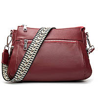 Сумка женская кожа 2048-9 red.Купити жіночі сумки гуртом і в роздріб із натуральної шкіри в Україні
