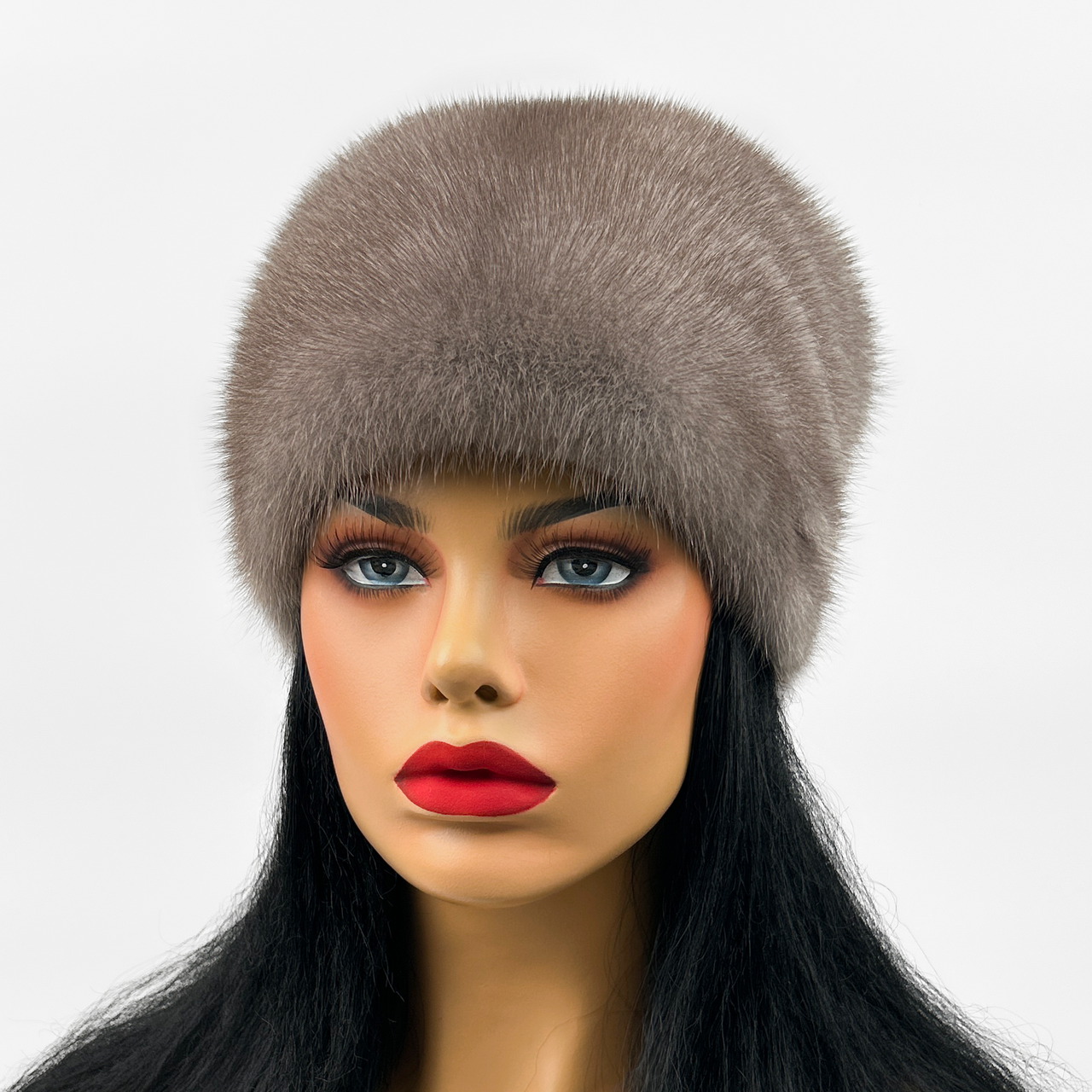 Шапка хутряна з нірки "Казачок" (сіра)