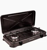 Плита газова 2-но камфорна настільна з кришкою