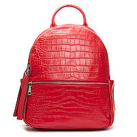 Сумка Женская Рюкзак кожа  95518-9 red.Купити жіночі сумки гуртом і в роздріб із натуральної шкіри в Україні