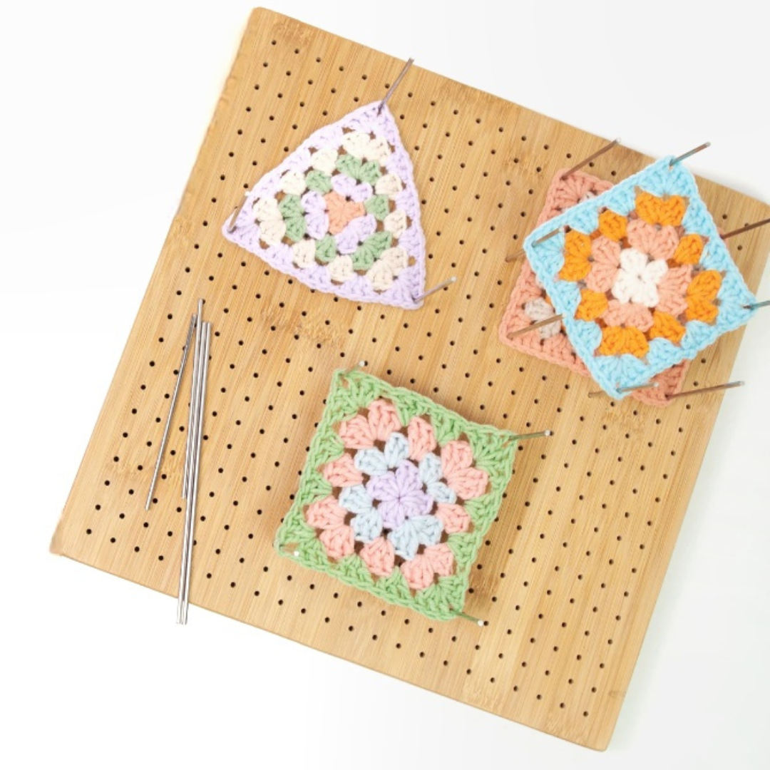 Дошка для сушіння в’язаних мотивів, 30х30 см, фото 1