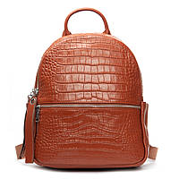 Сумка Женская Рюкзак кожа  95518-9 camel.Купити жіночі сумки гуртом і в роздріб із натуральної шкіри в Україні