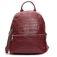 Сумка Женская Рюкзак кожа  95518-9 bordo.Купити жіночі сумки гуртом і в роздріб із натуральної шкіри в Україні