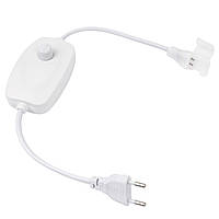 Кабель живлення LEDTech для під'єднання неону СОВ/FCOB 220V з дімером 0-100% (50м мах.)