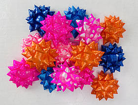 Бантик для пакування подарунків Зірка міні 8,5 см (15613)