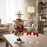 Набір келихів для шампанського Sakura 200 мл 2 шт, фото 6