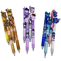 Ручка "Пиши-стирай" автоматична LM №75577-8 (75578) "Куромі, Стіч, Капібара"