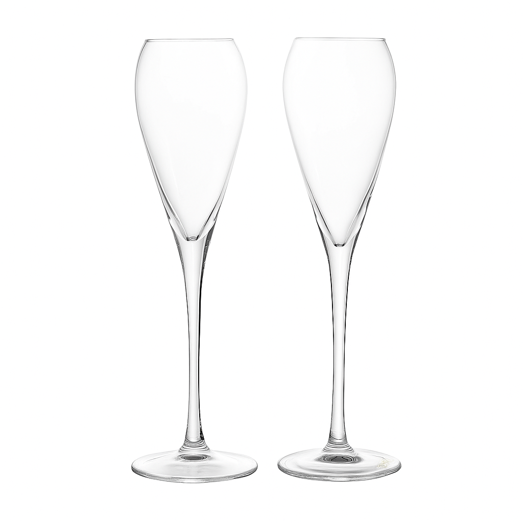 Набір келихів для шампанського Sakura 220 мл 2 шт, фото 1
