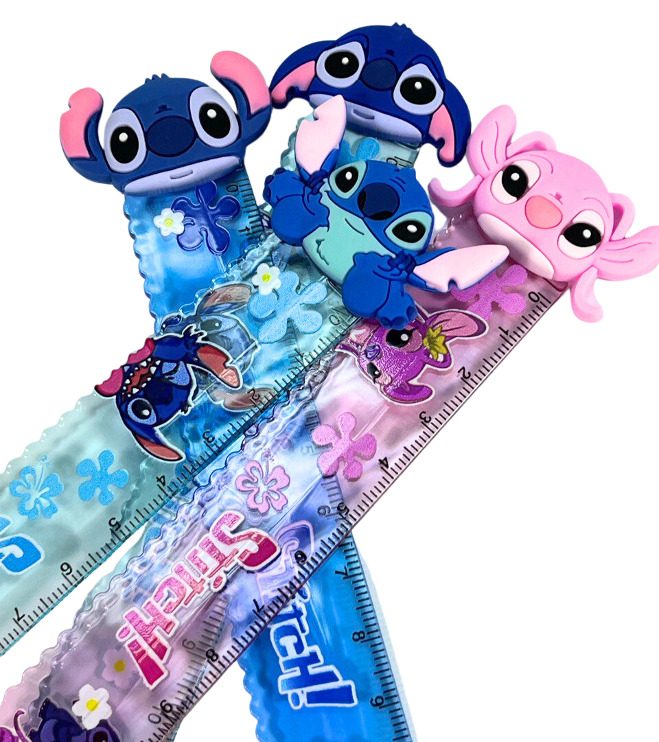 Лінійка пластикова LM 15см №75586-7 (75587) "Stitch", фото 1