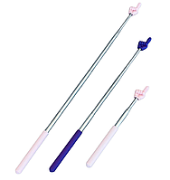 Указка металева КНР телескопічна "Долонька" 70см (56137)