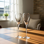 Набір келихів для шампанського Sakura 220 мл 2 шт, фото 2