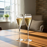 Набір келихів для шампанського Sakura 220 мл 2 шт, фото 3