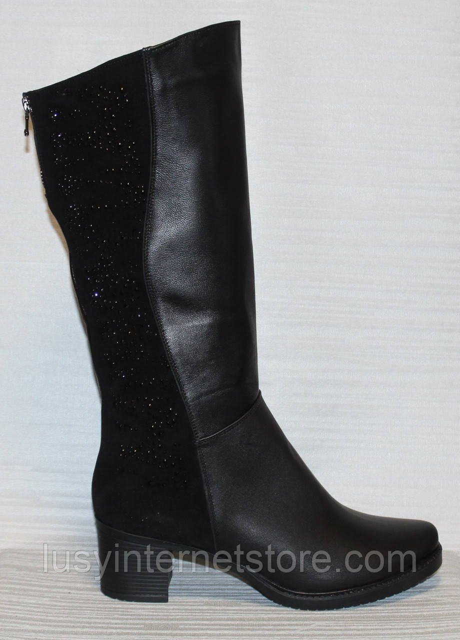 Чоботи жіночі зимові великого розміру від виробника модель ТН21-401Б-1, фото 1