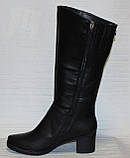 Чоботи жіночі зимові великого розміру від виробника модель ТН21-401Б-1, фото 3