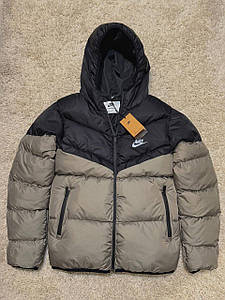 Пуховик Nike Storm-Fit чорно-сірий
