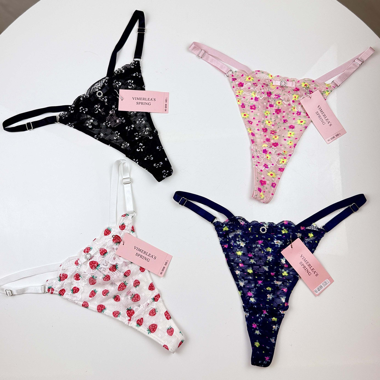 Гарні жіночі стрінги Vimerlea's sping #Q8399 Мікс, фото 1
