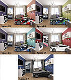 Ліжко-машинка BMW Green 80*180 Спейс SPACE 03 з механізмом, фото 7