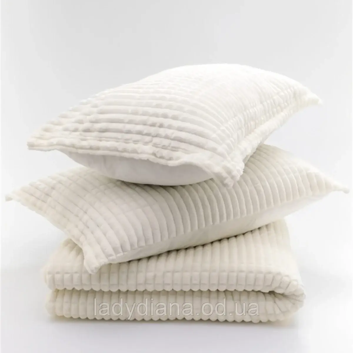 Плед-покривало 220×240 см з наволочками, Туреччина — плюшевий, м’який, теплий, ідеальний для спальні, фото 1