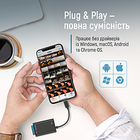 Кардрідер ColorWay USB-C to USB 3.0/SD/MicroSD, фото 7
