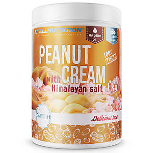 Арахісова паста кремове з гімалайською сіллю AllNutrition Peanut Cream with Himalayan Salt 1000 г