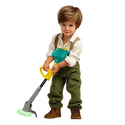 Іграшкова газонокосарка інтерактивна іграшка для сюжетно-рольових ігор в садівника для дітей Світло звук рухомі деталі