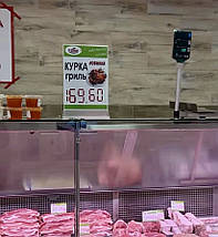 Менюхолдер, формат А4, акрил, Підставка під меню, Буклетниця настільна, Підставка для реклами (1354), фото 4