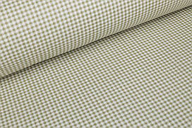 Ранфорс 240 см Клітинка дрібна оливкова