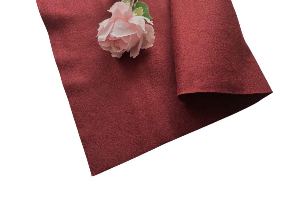 Фетр американський м’який 1,5 мм 22*30см 2250 Rustic Crimson (Сільський кармін), фото 1