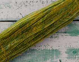 Синельний дріт колір жовто-зелений меланж