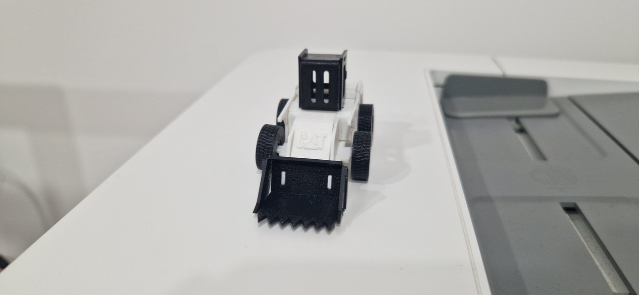 3d пазл бульдозр